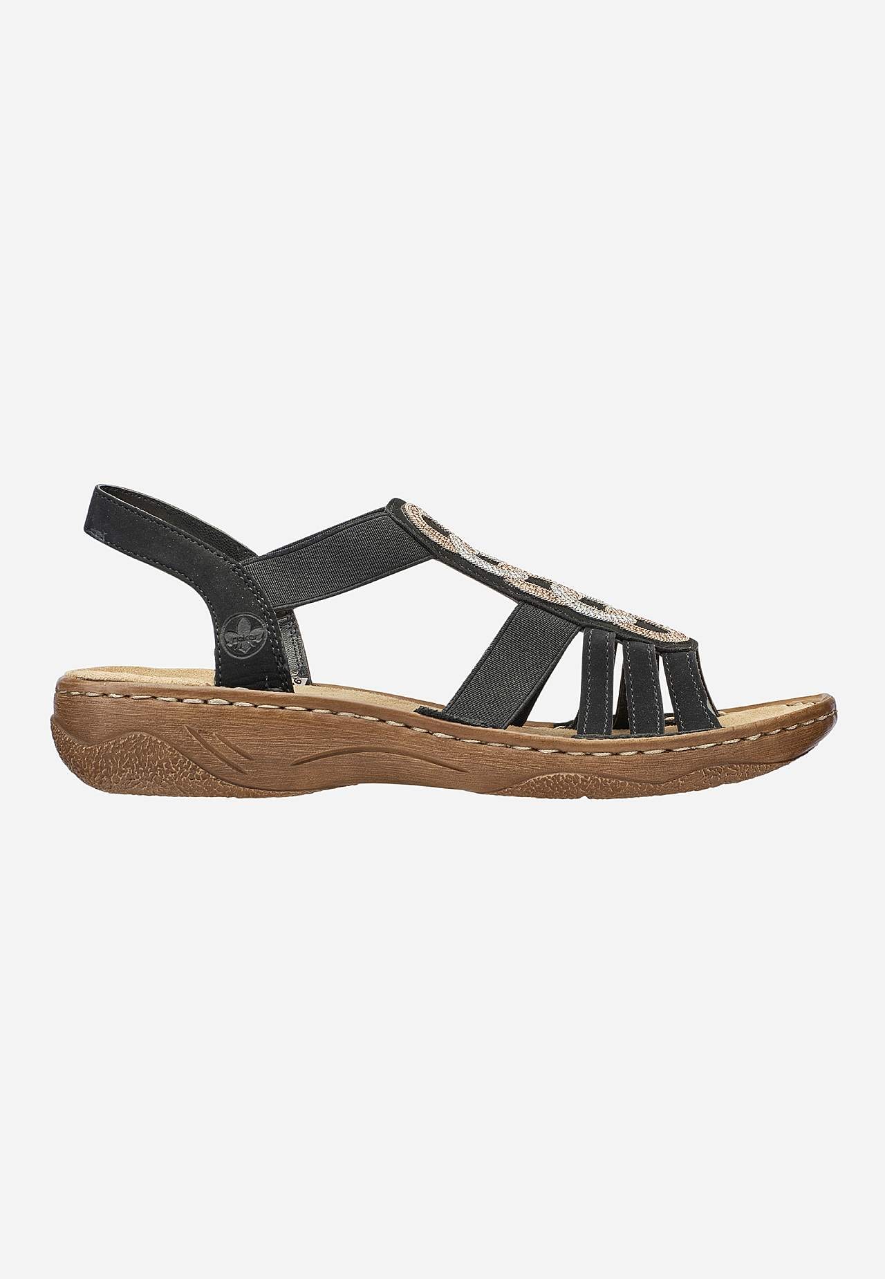 Elastsete rihmadega sandaalid