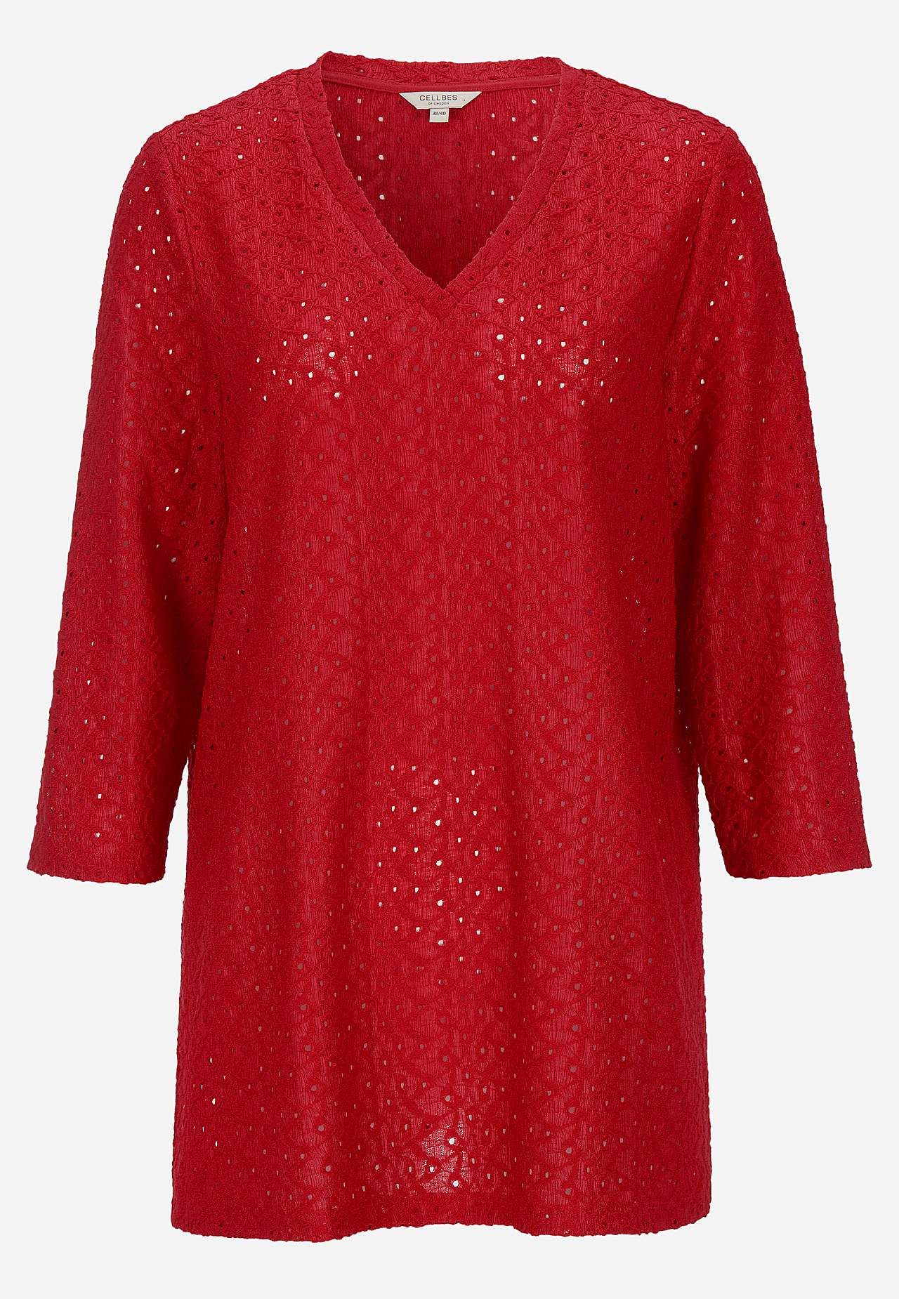Pitsilise mustriga topp