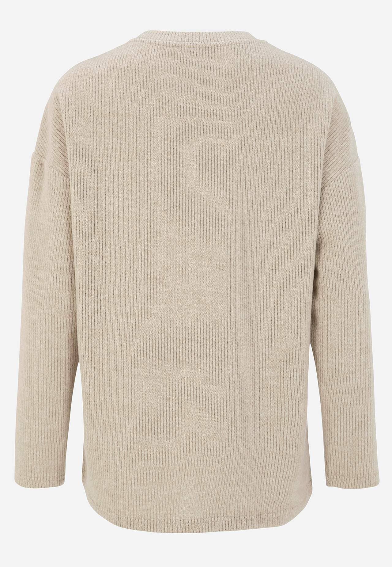 Dekoratiivse õmblusega ülipehme džemper Beata