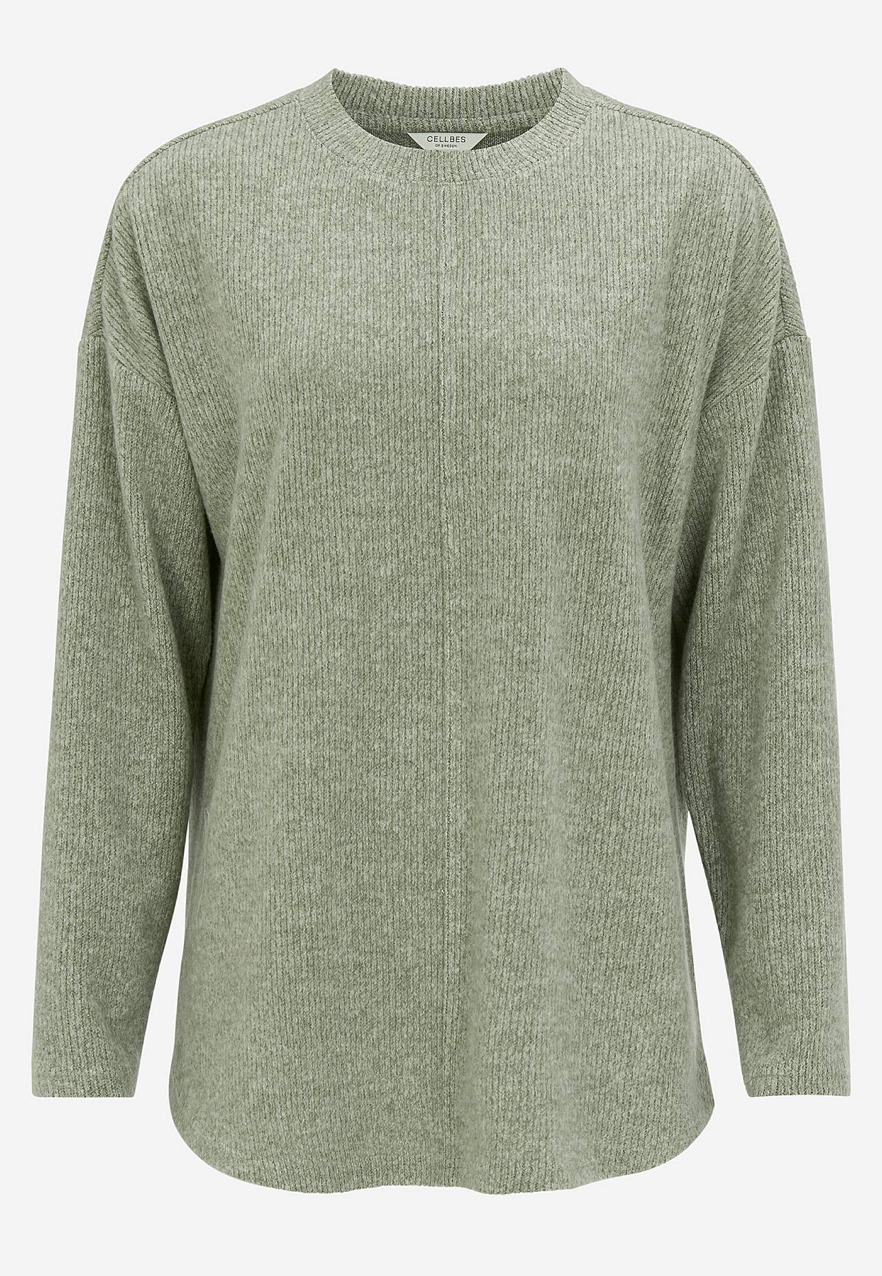 Dekoratiivse õmblusega ülipehme džemper Beata