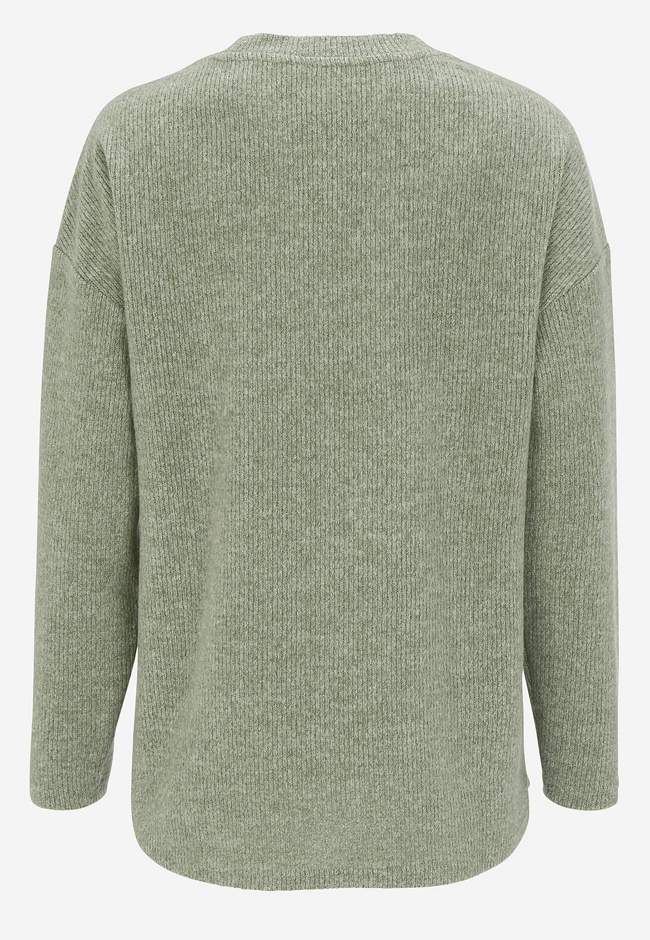 Dekoratiivse õmblusega ülipehme džemper Beata