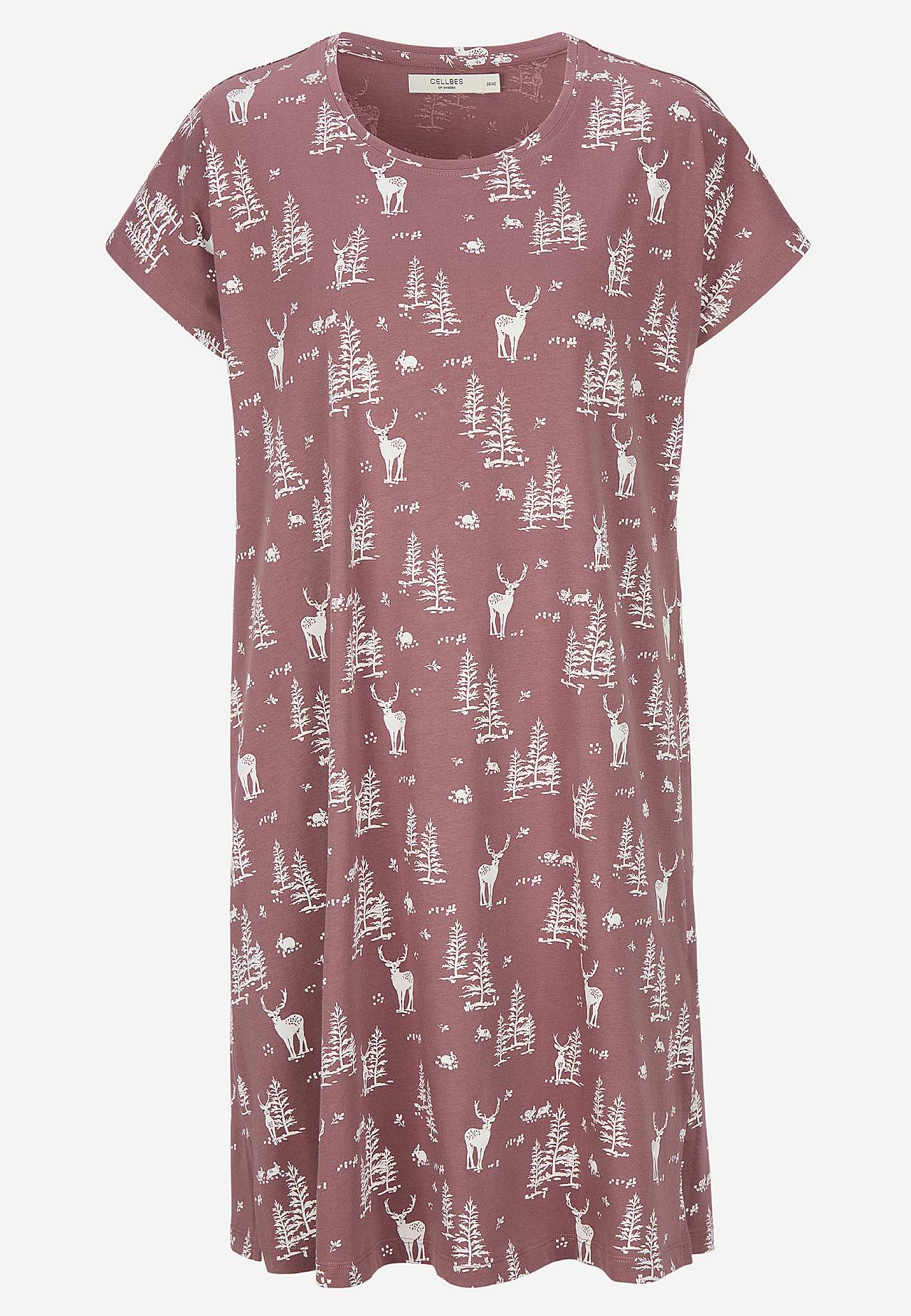 Lühikeste varrukatega öösärk 2 tk pakis