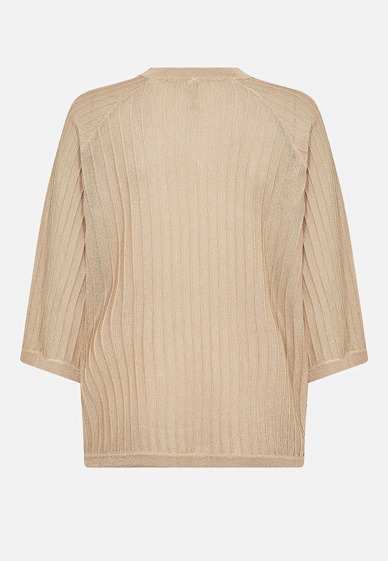 Peenkoes sädelevate niitidega kampsun