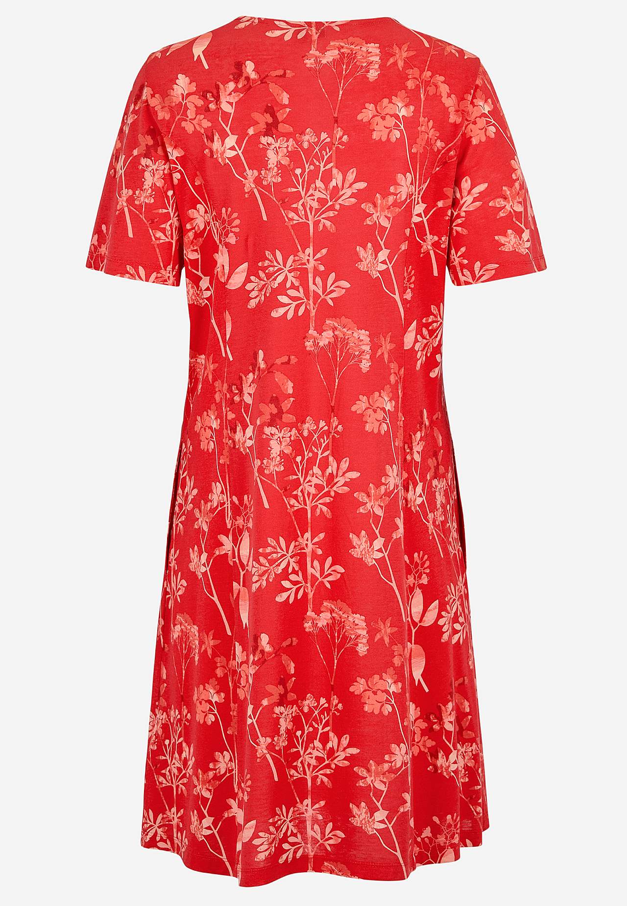 Mustriline taskutega trikotaažkleit