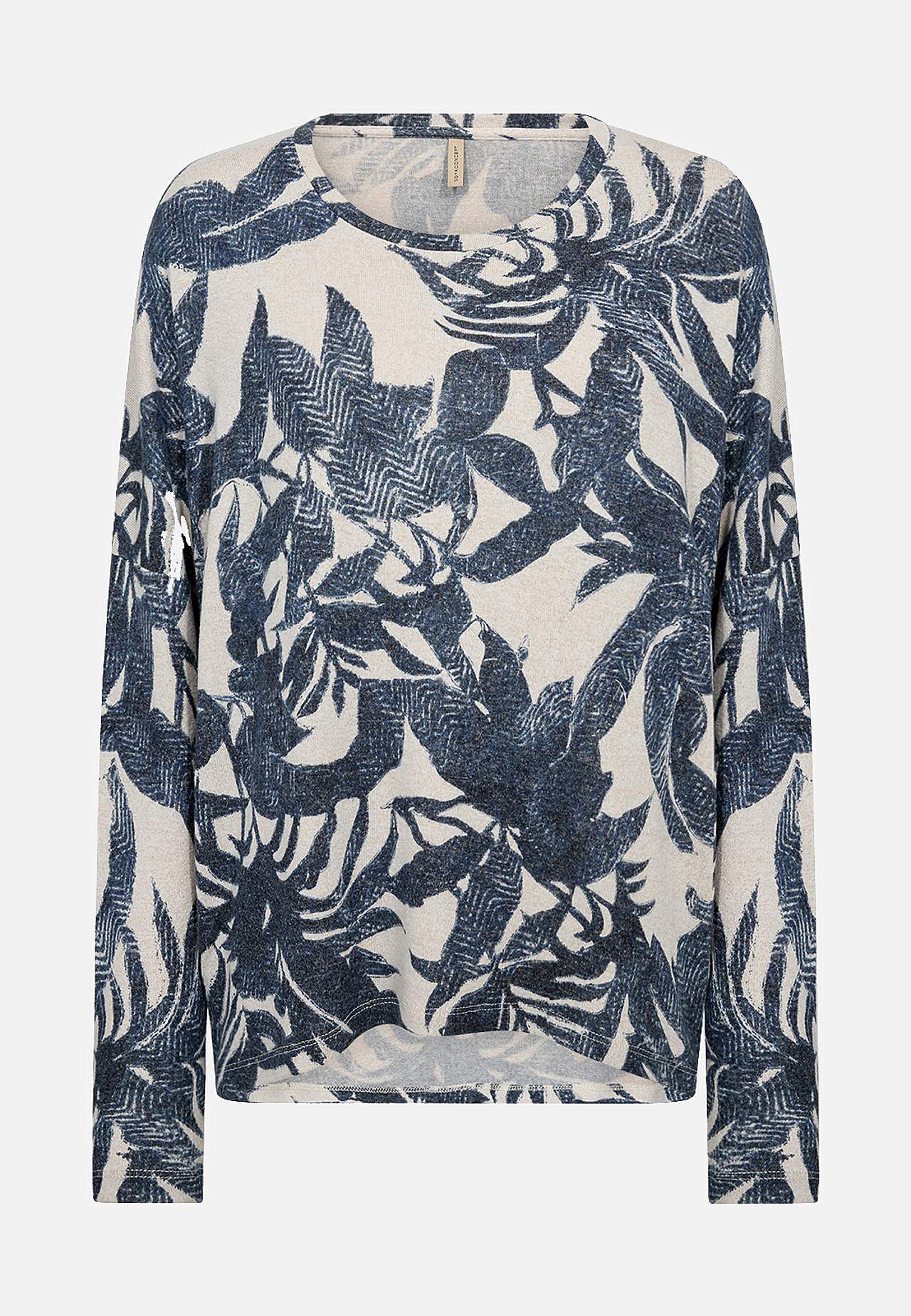 Ülipehme mustriline trikotaažtopp