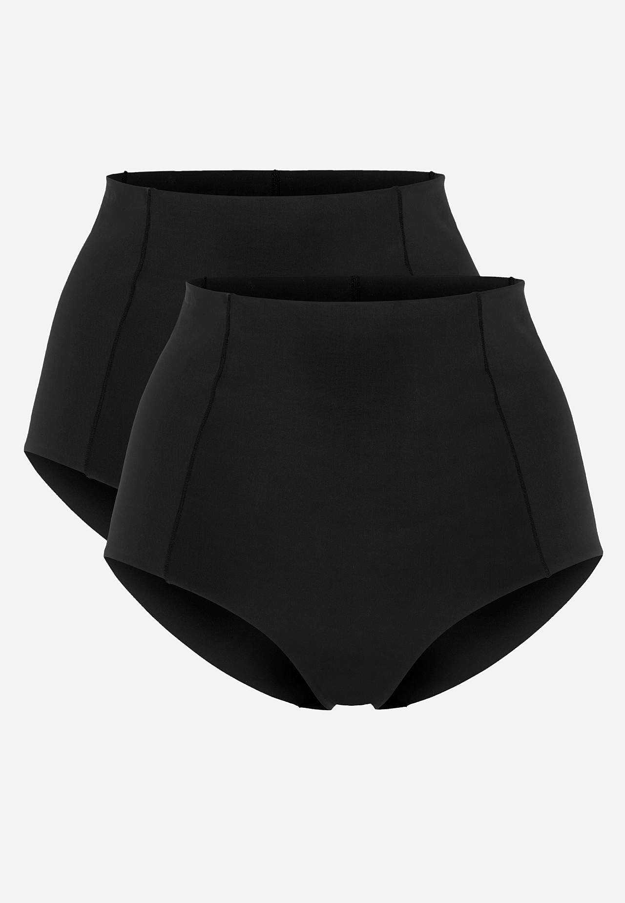 Kõrge pihaosaga vormivad aluspüksid 2 tk pakis