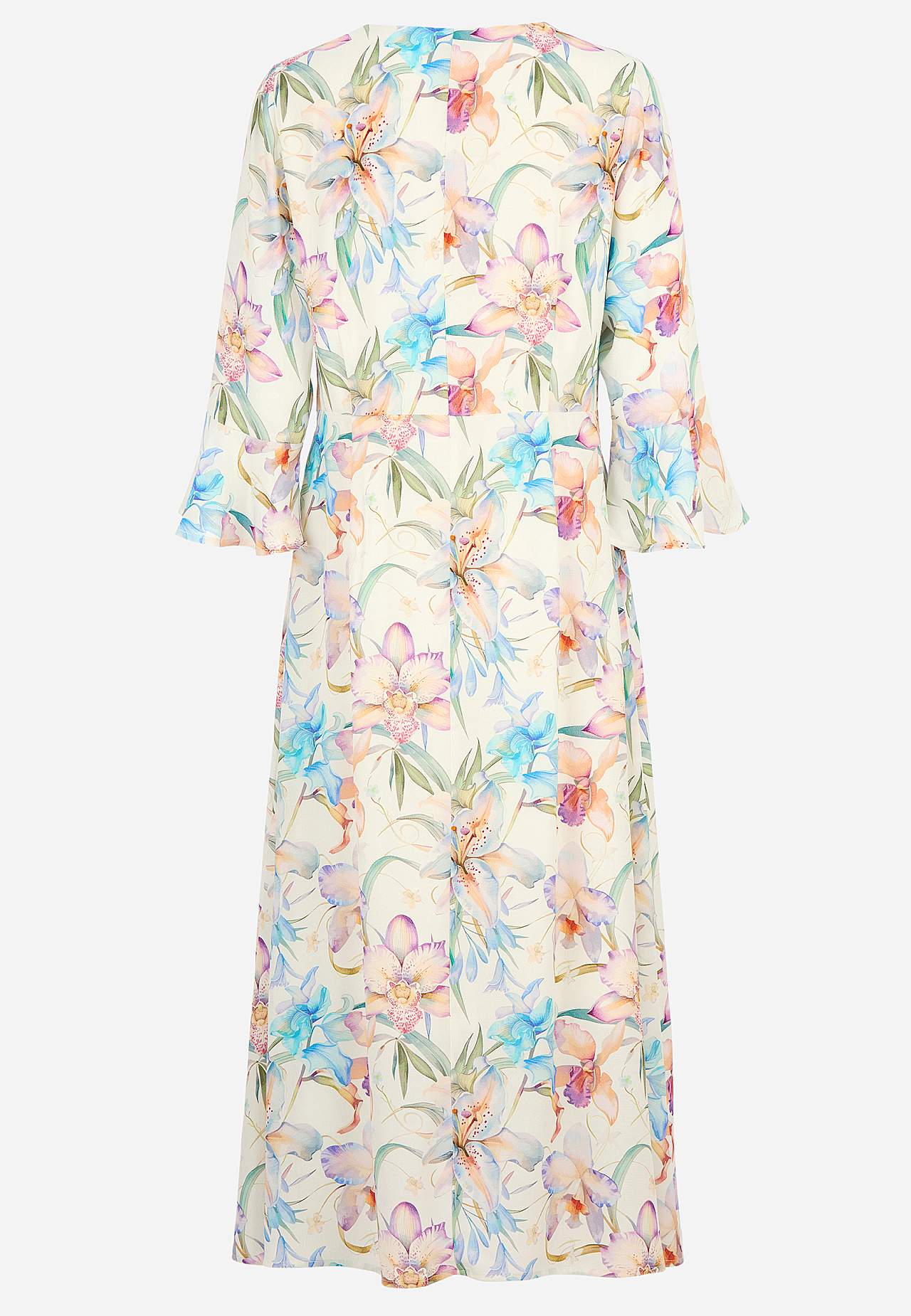 Volangidega varrukatega kleit