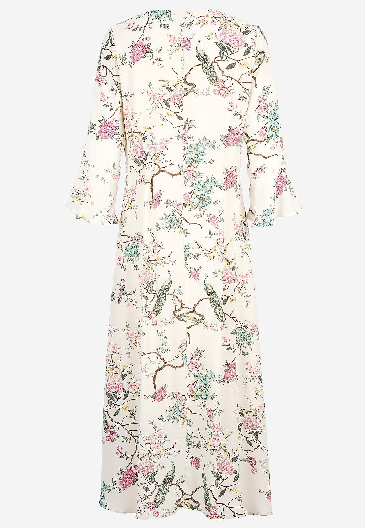 Volangidega varrukatega kleit