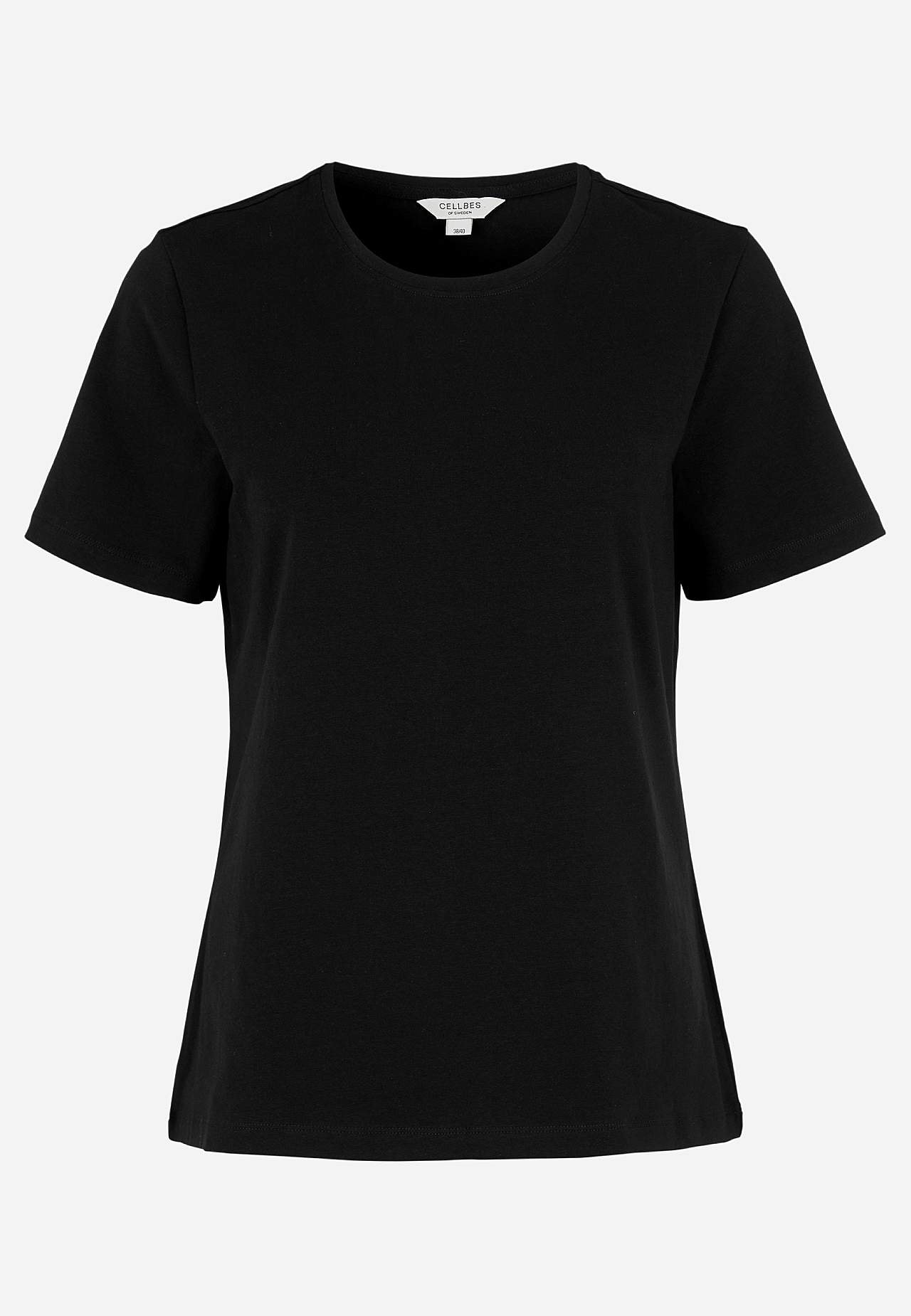 Lühikeste varrukatega trikotaažtopp