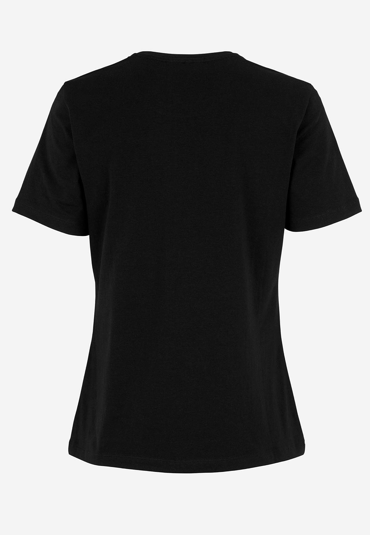 Lühikeste varrukatega trikotaažtopp