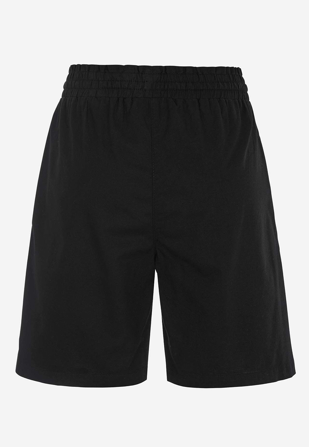 Läbipestud puuvillakangast lühikesed püksid