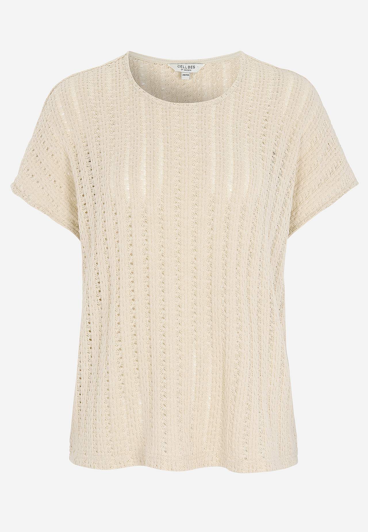 Pitsimustriline trikotaažtopp