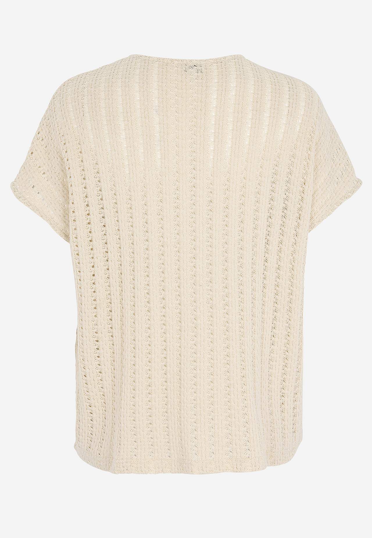 Pitsimustriline trikotaažtopp