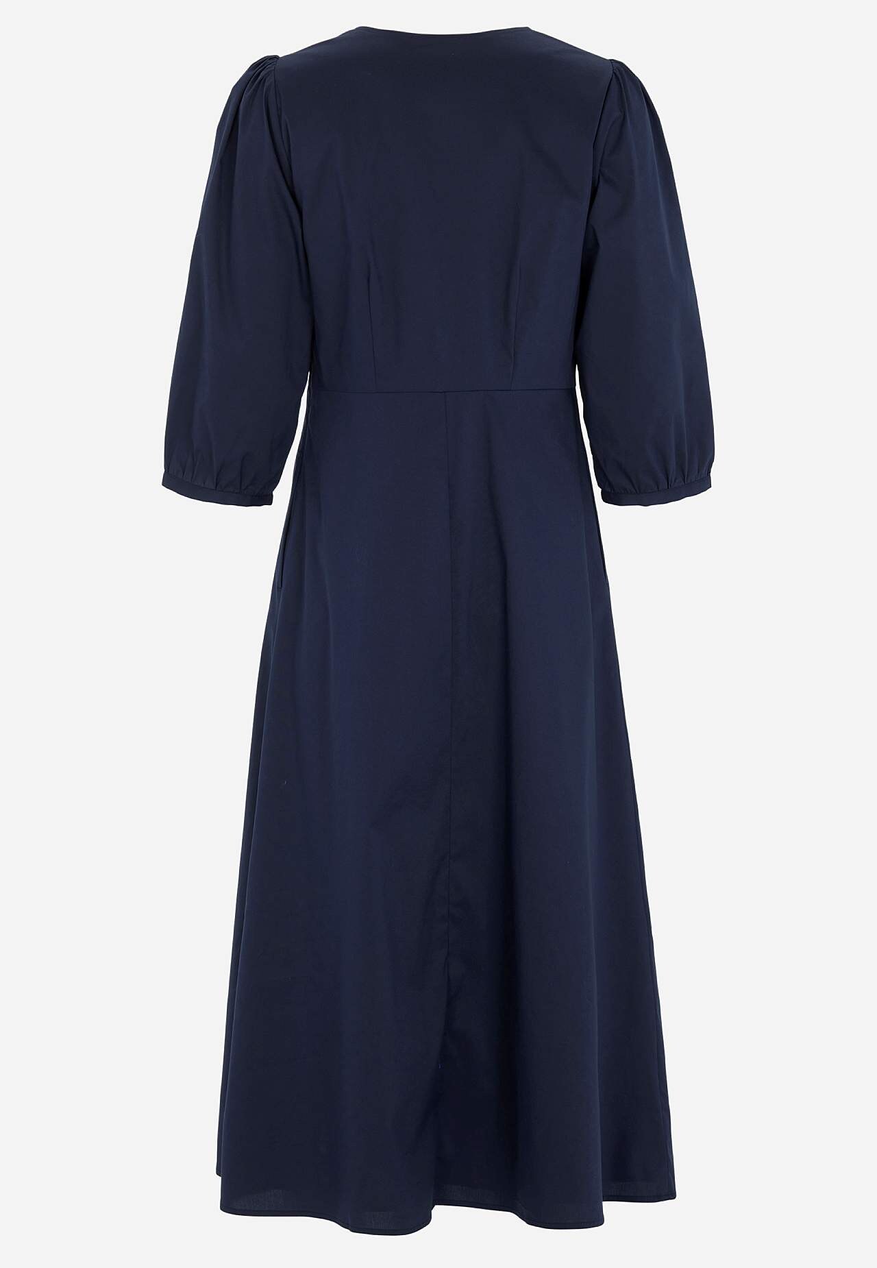 Popliinist kleit taskutega