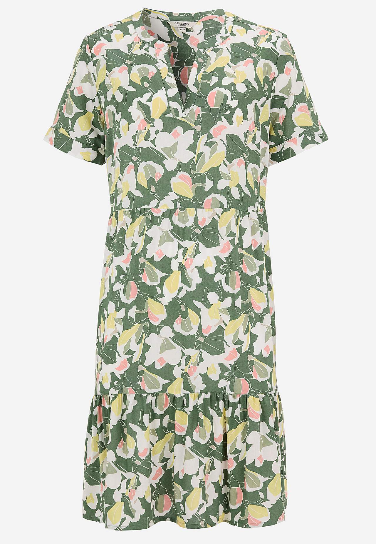 Volangidega viskoosist kleit