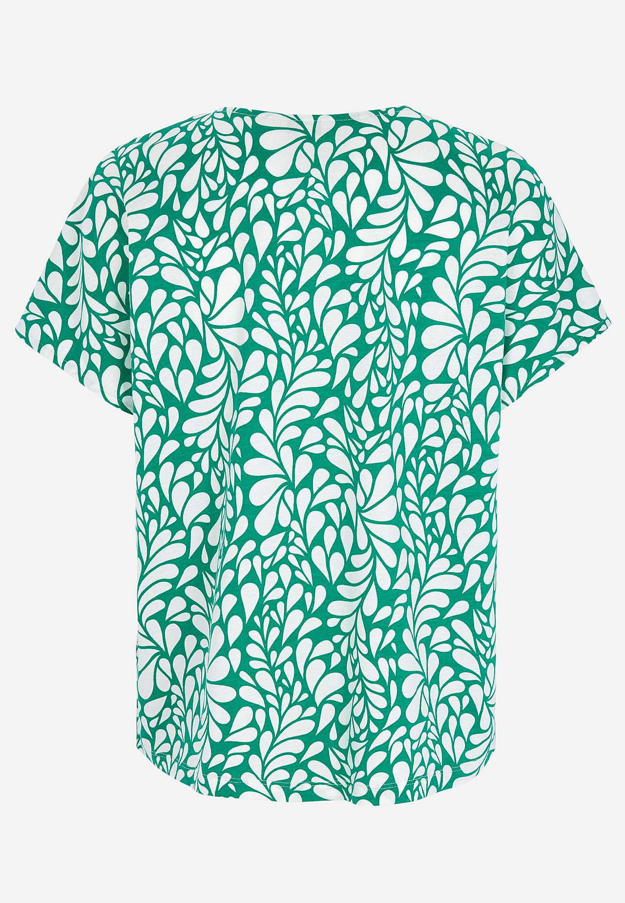 Lühikeste varrukatega trikotaažist topp