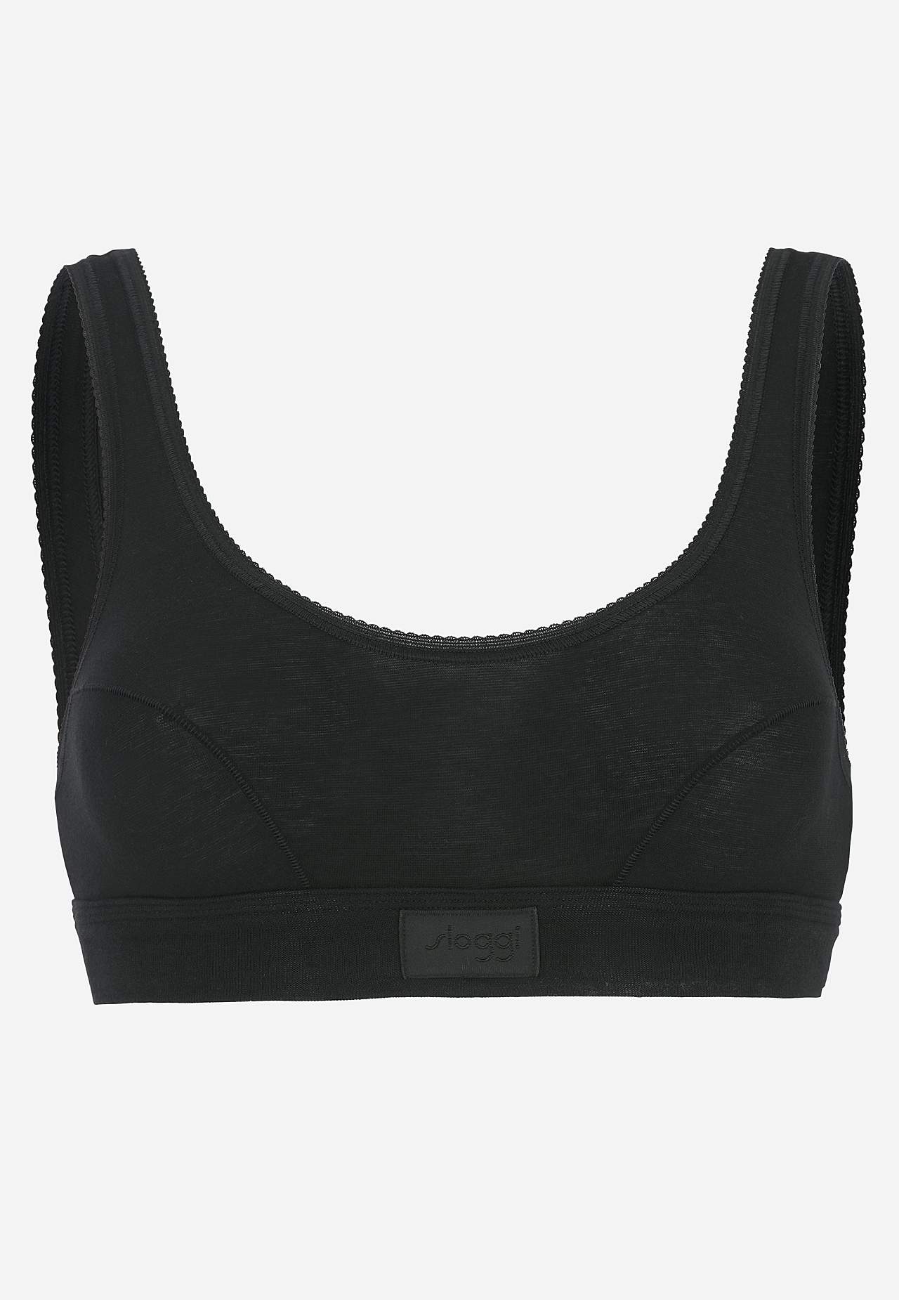 Pehme puuvillane rinnahoidjatopp Double comfort