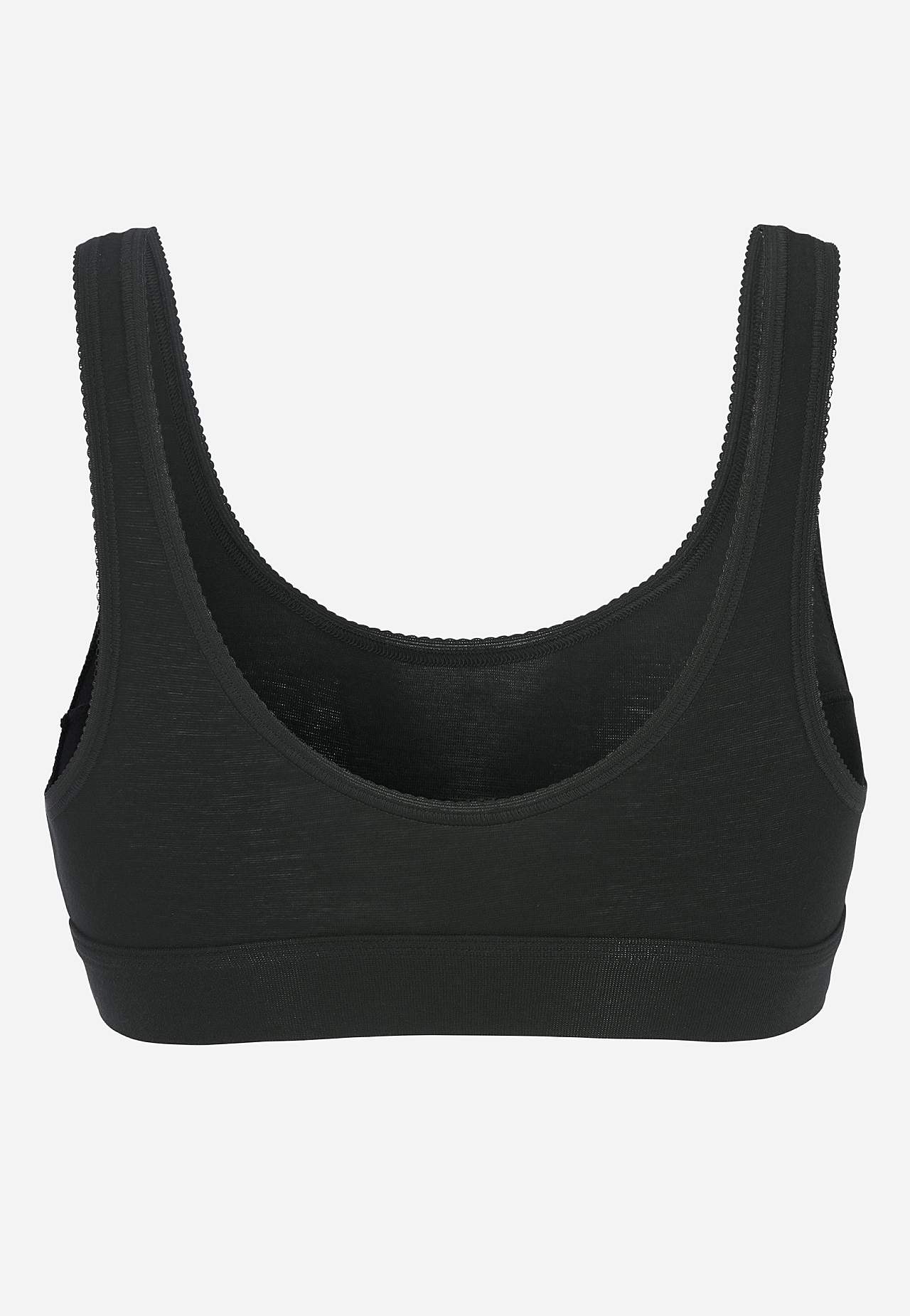 Pehme puuvillane rinnahoidjatopp Double comfort