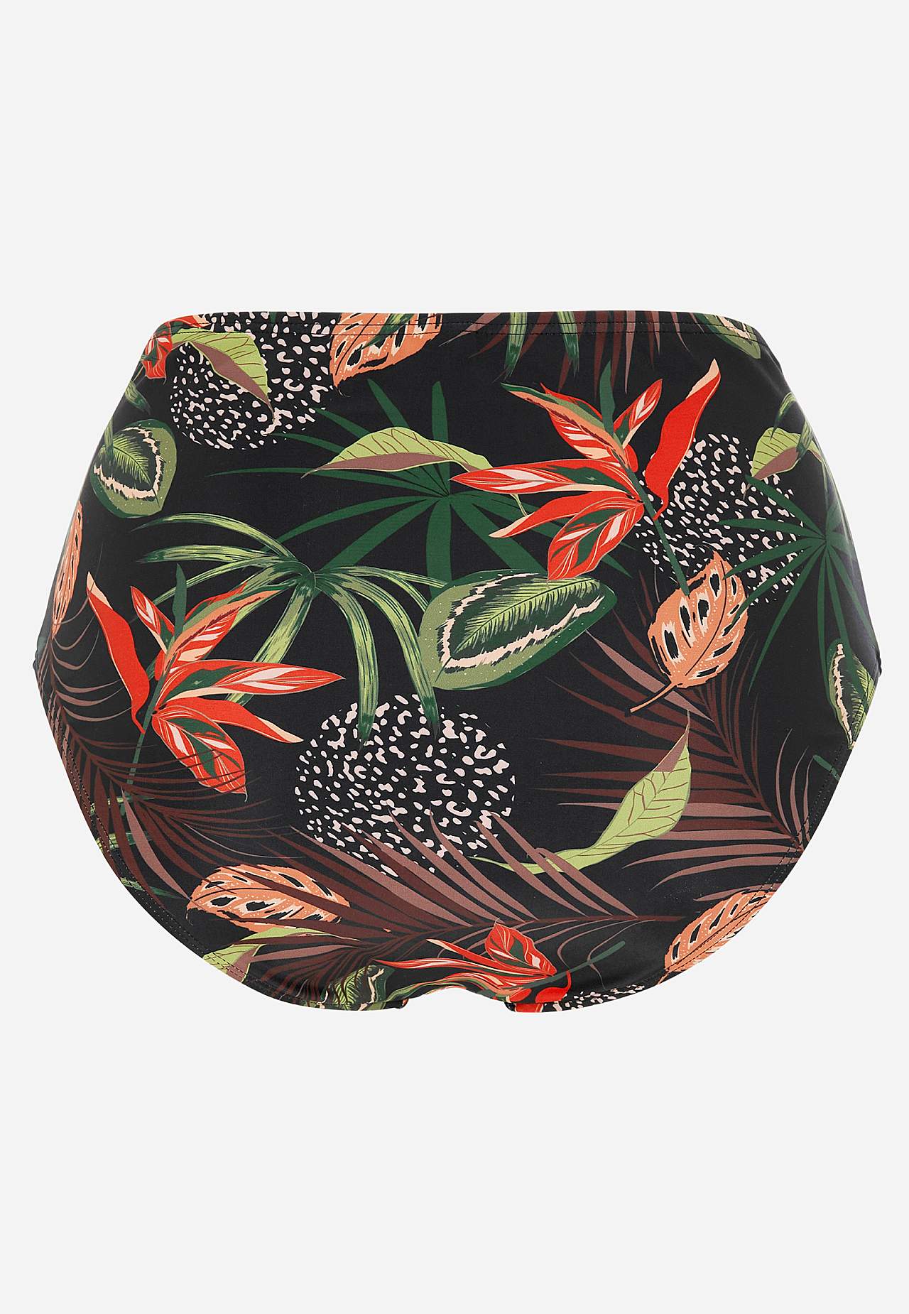 Kõrge värvliga mustrilised bikiinipüksid