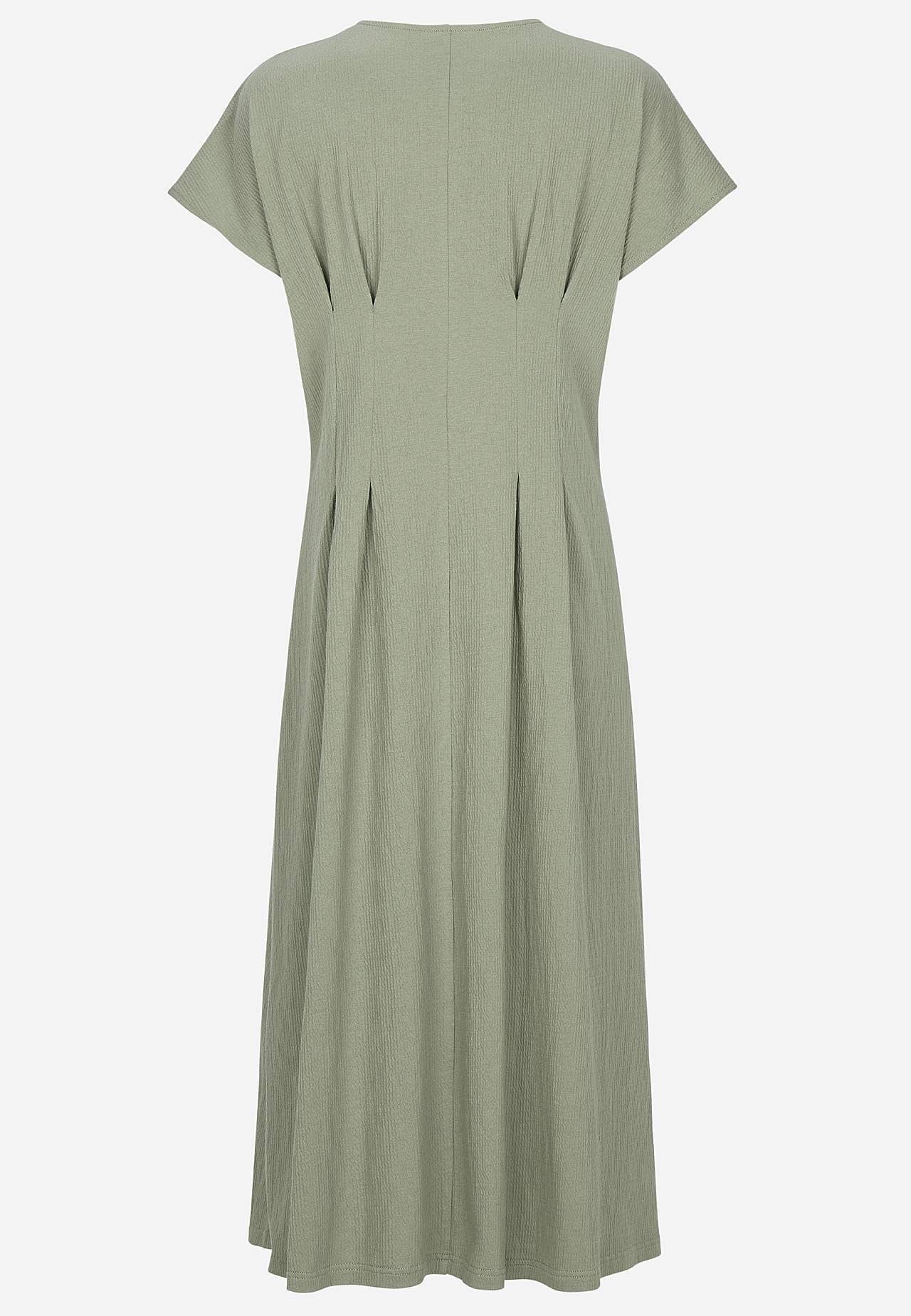 Kortsulisest puuvillasest trikotaažist kleit