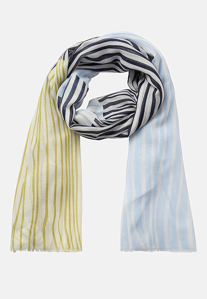 Pikk, õhuline triibuline sall