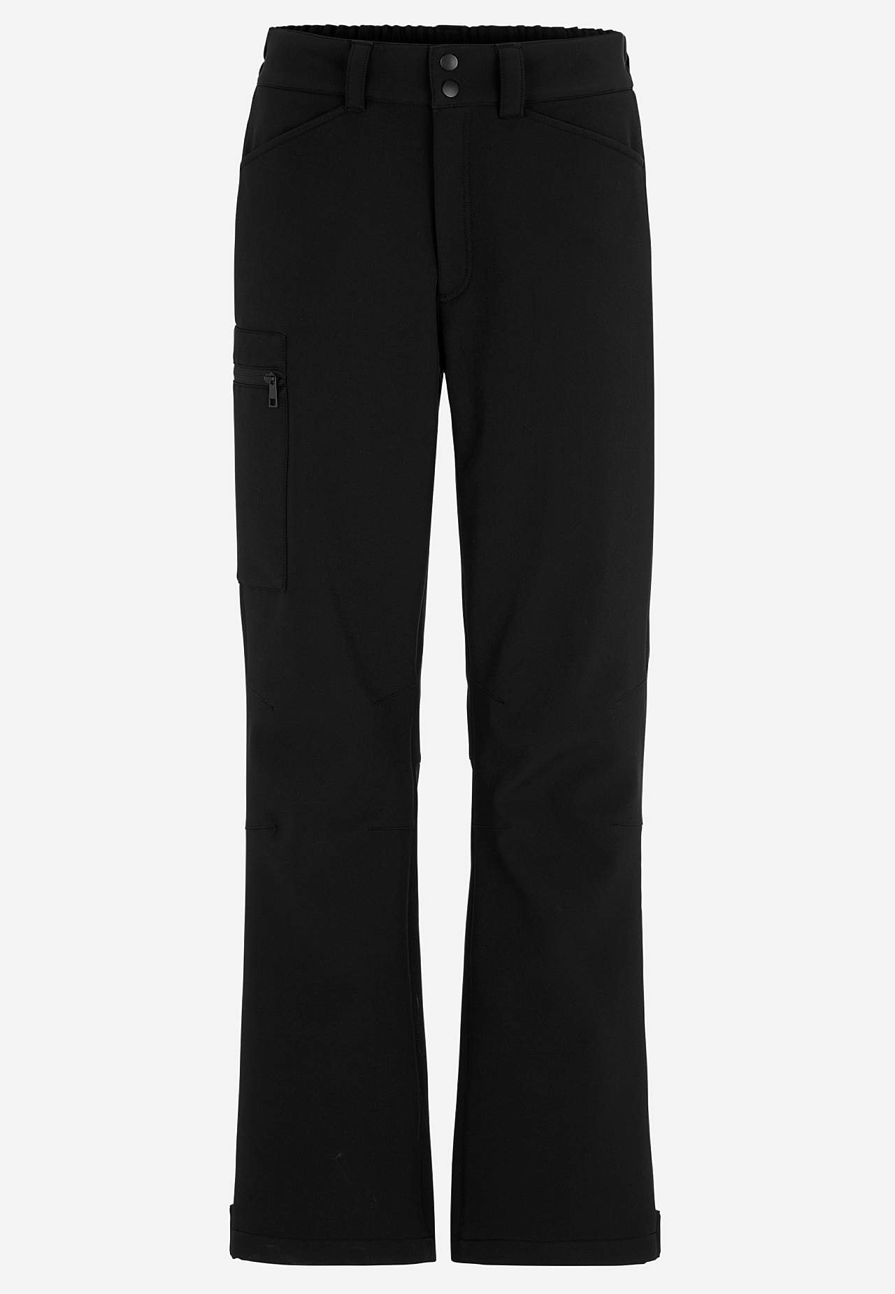 Reguleeritava säärega pehmed softshell püksid